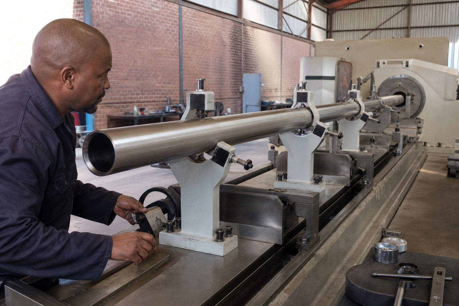 Supporting Slender Workpieces